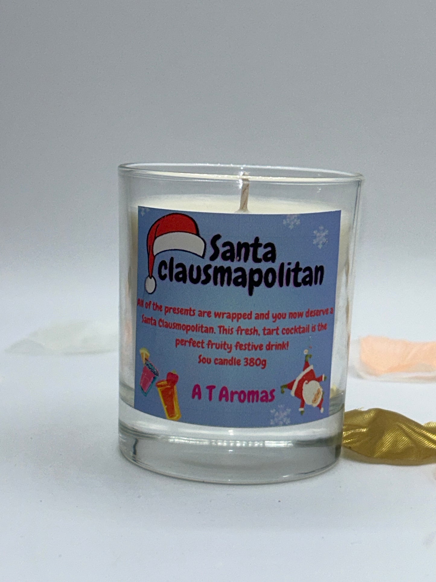 Christmas Glass Candle 20cl