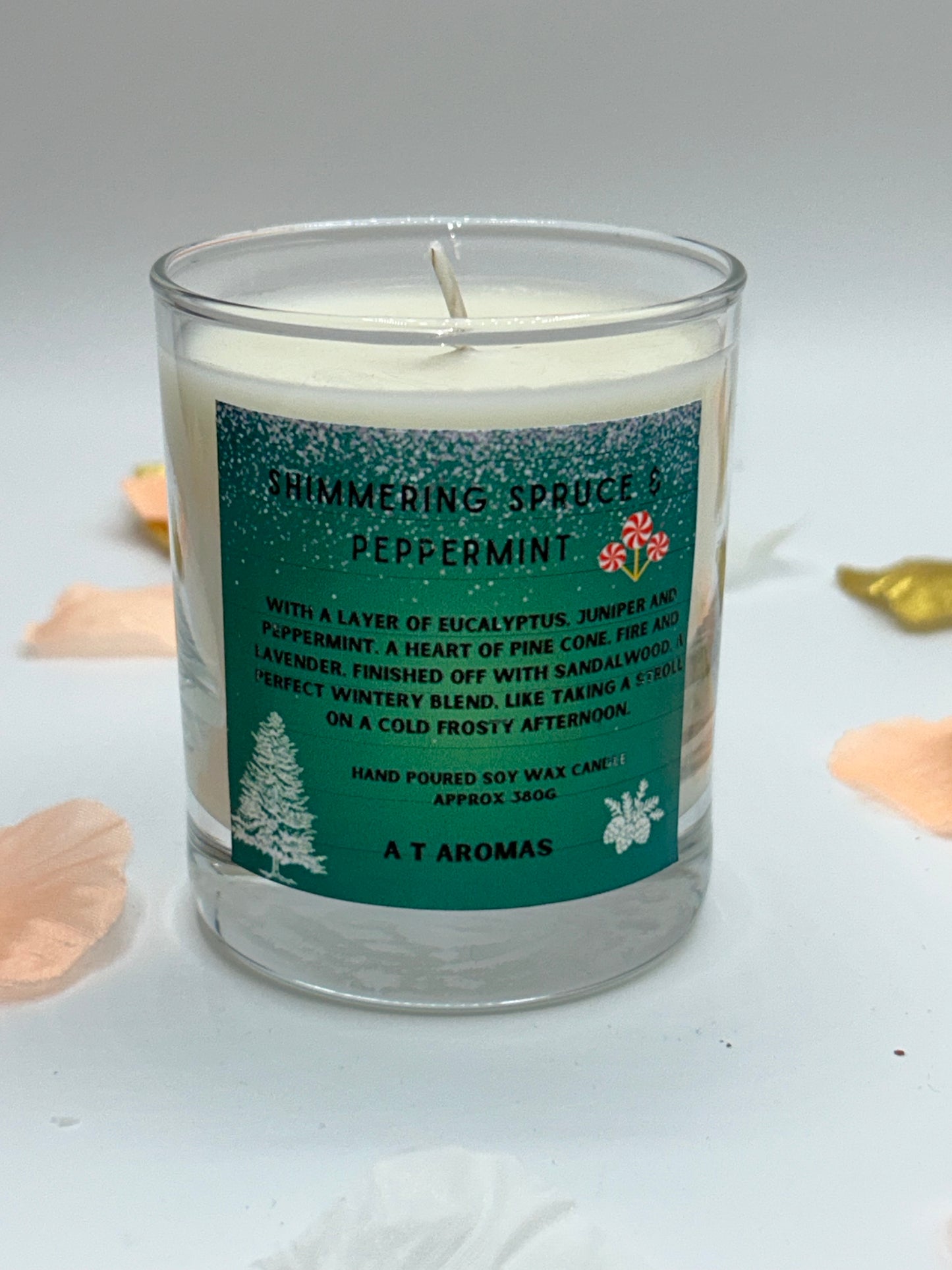 Christmas Glass Candle 20cl